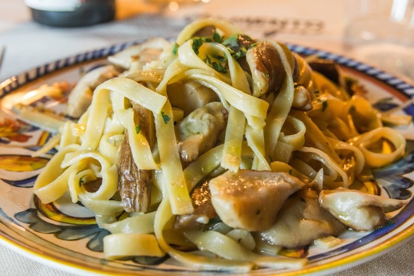 Tagliatelle ai funghi porcini